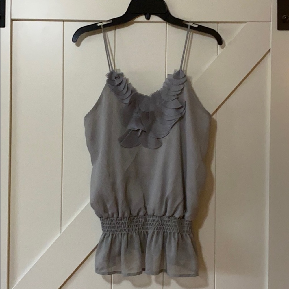 Grey Dress Tank Top
